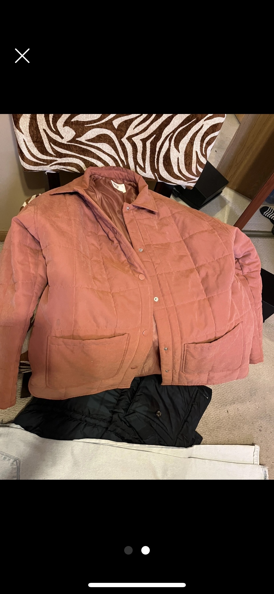 Coral Quilted Jacket