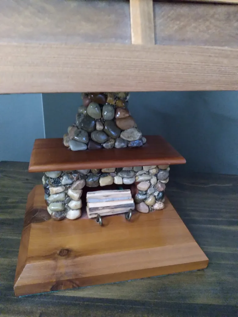 Stone Fireplace Lamp image indicator(3)