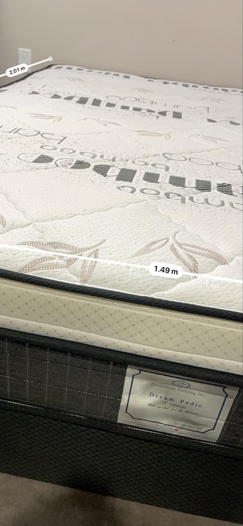 Queen size box and Mattress - photo 2