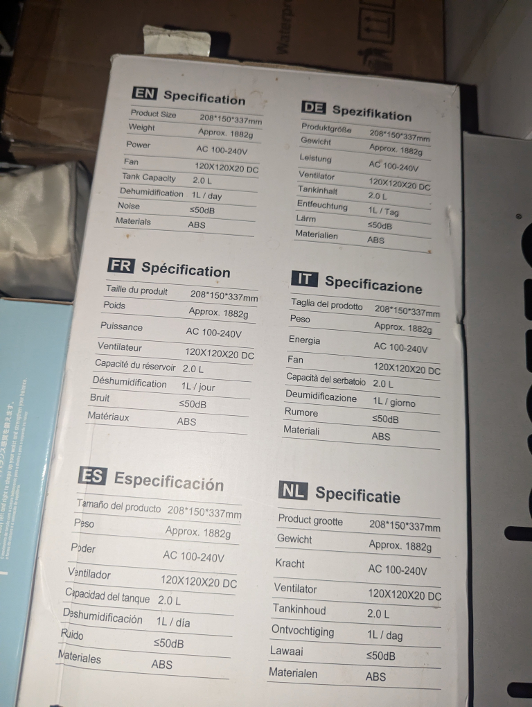 BNIB Gocheer Dehumidifier - photo 2