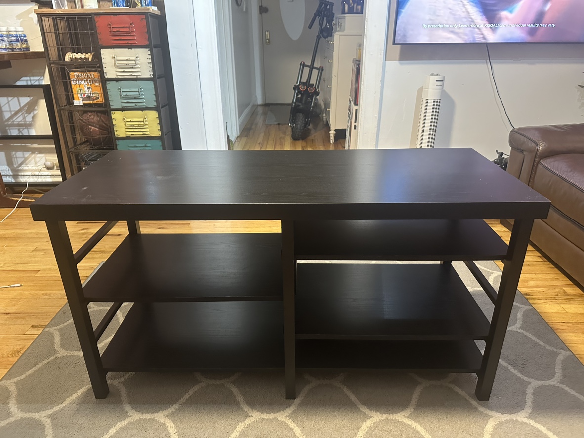 Black TV Stand. - photo 5