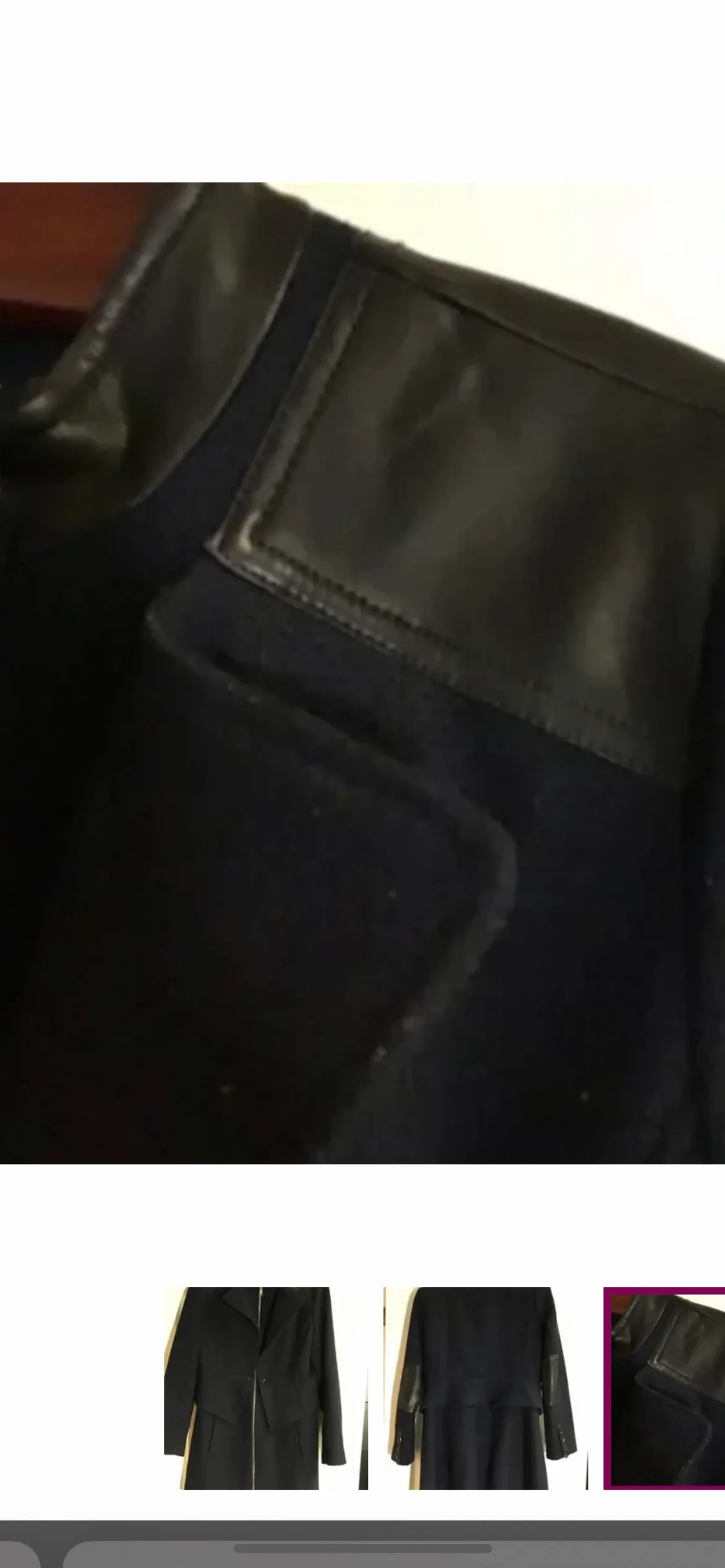 Dark navy blue Guess jacket image indicator(2)