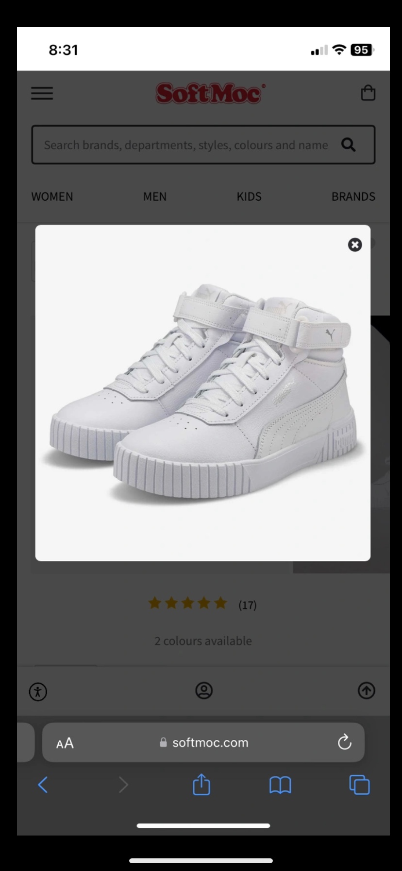 Puma White High Top Sneakers - photo 3