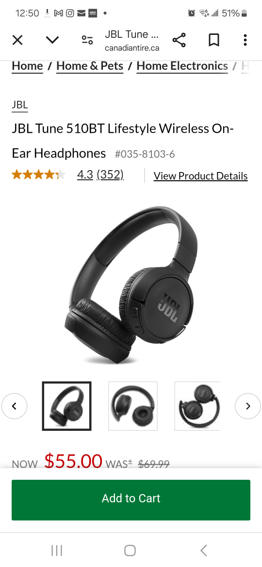 JBL Tune 500BT Wireless On-Ear Headphones(Brand new) - photo 5