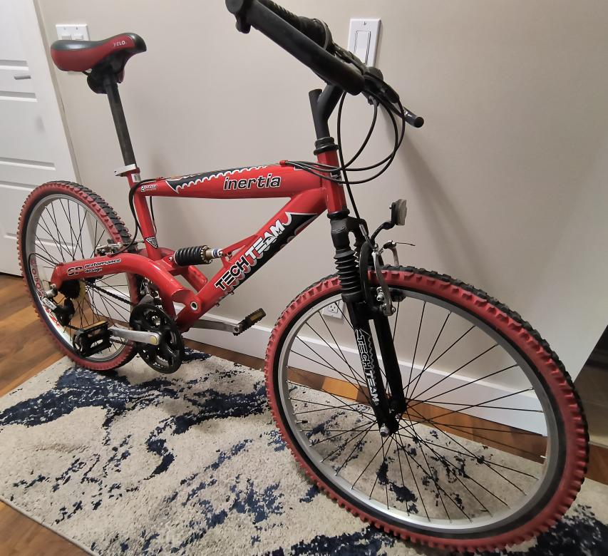 Tech Team Inertia Full suspension mountain bike