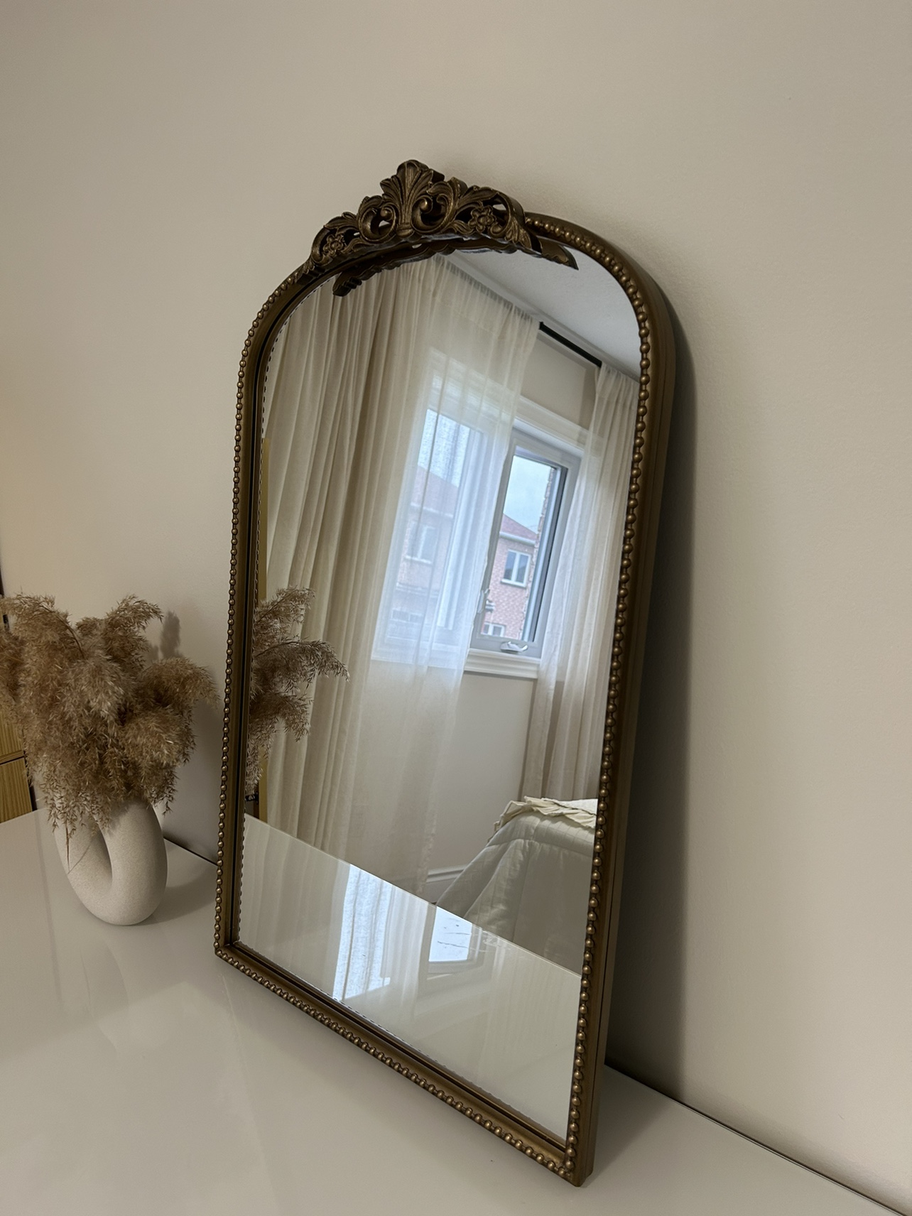 Gold antique Arch Mirror - photo 4