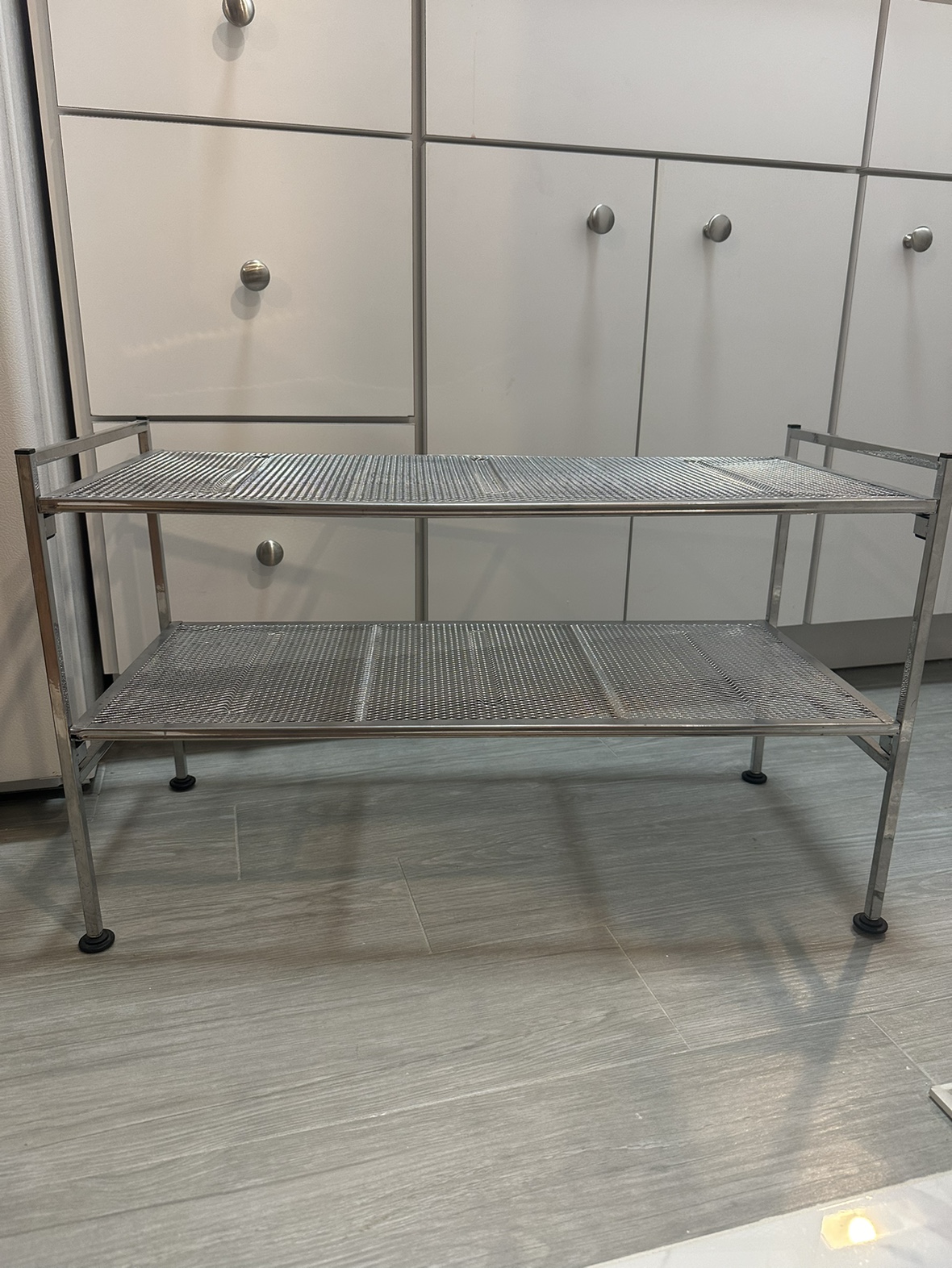 2-Tier Metal shoe rack