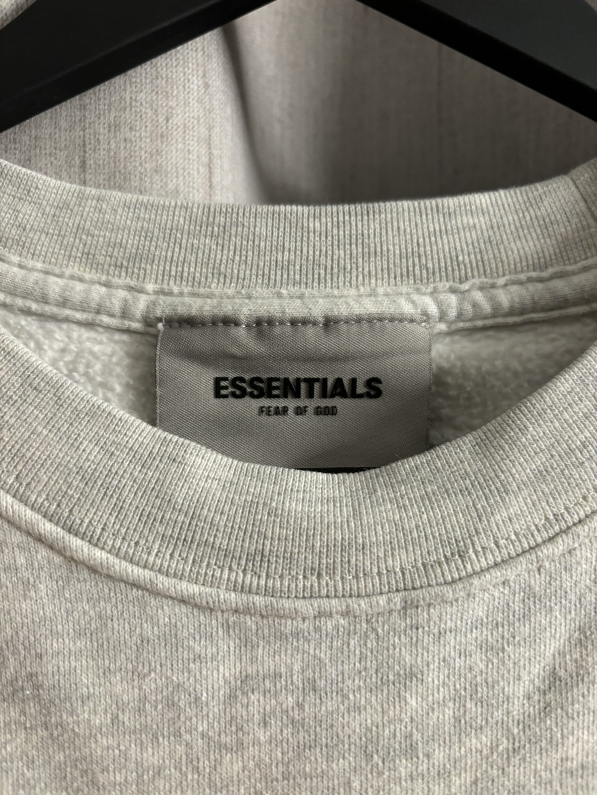 Fear of God ESSENTIALS Off-White Crewneck Sweatshirt - photo 2