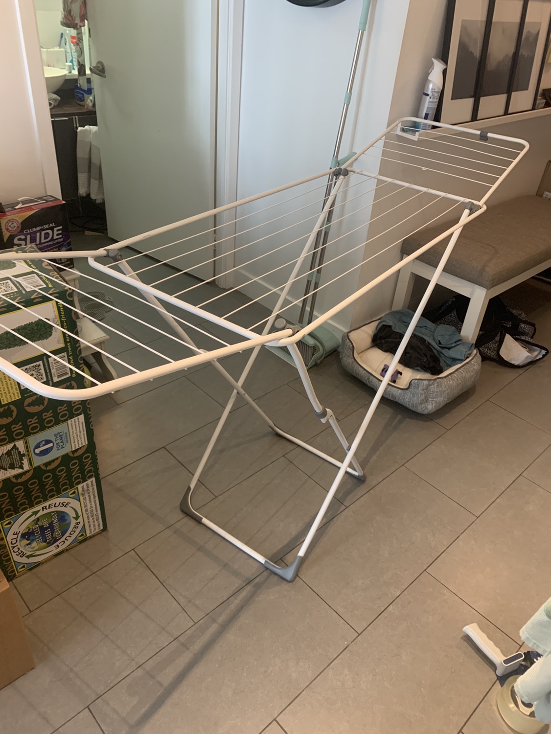 Folding Clothes Drying Rack - photo 2