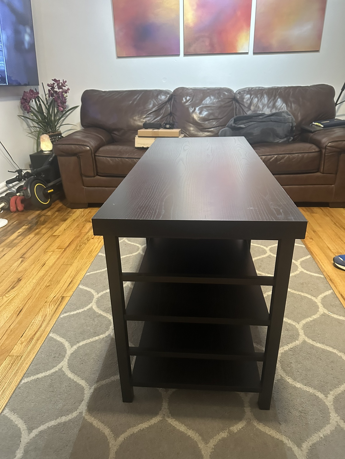 Black TV Stand. - photo 4