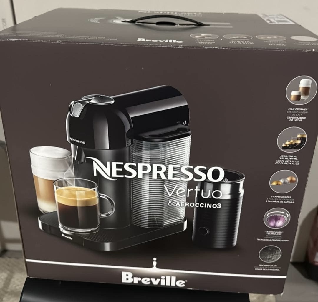 Breville Nespresso Vertuo & Aeroccino 3 Coffee Machine