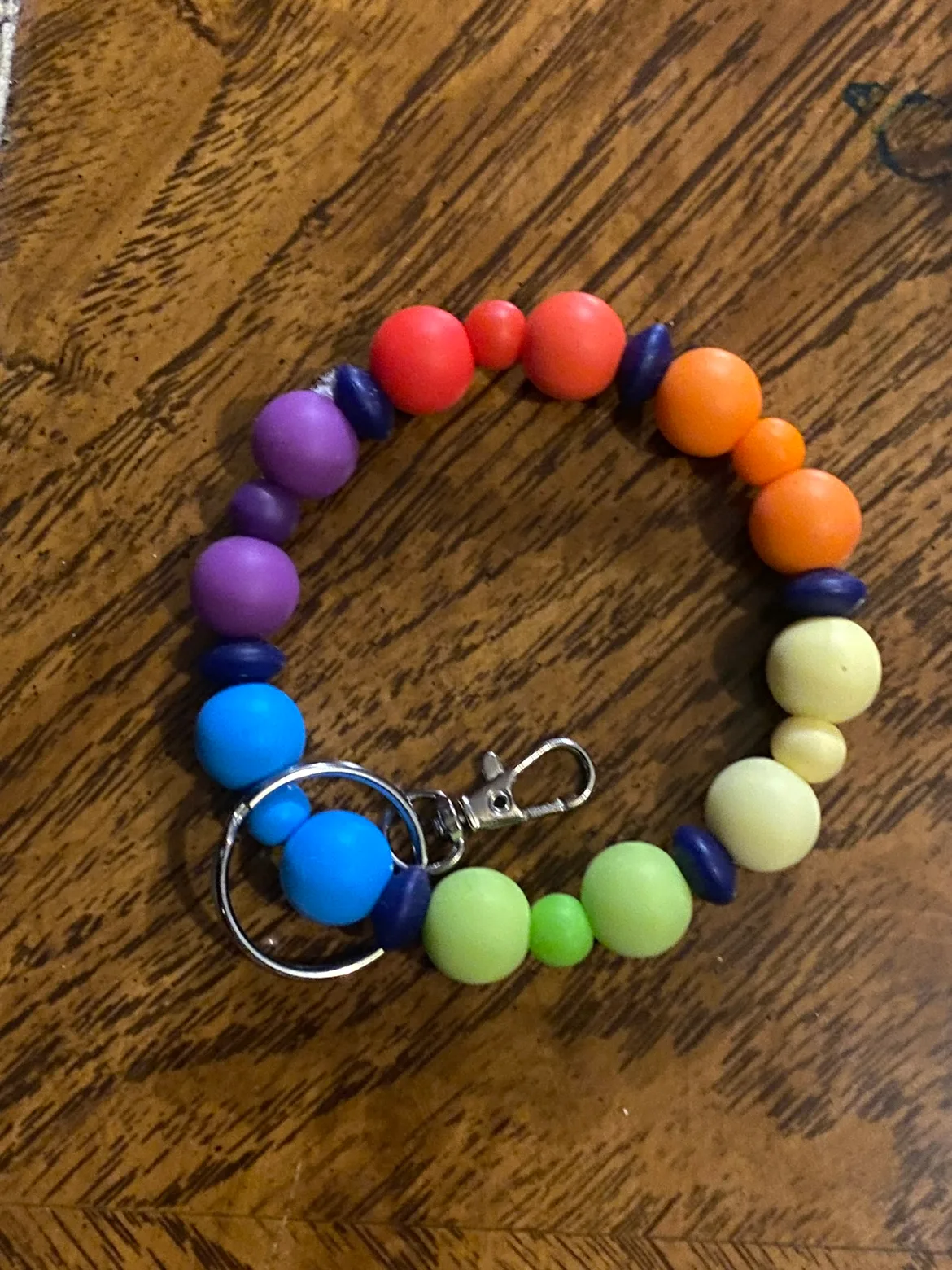 Silicone Bead Key Chain image indicator(6)