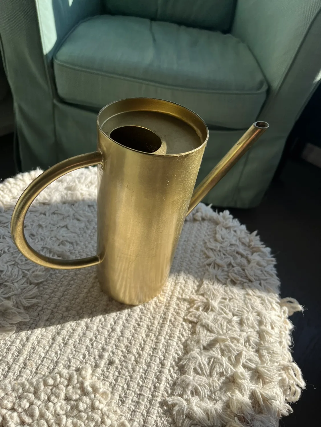 Gold Watering Can vase