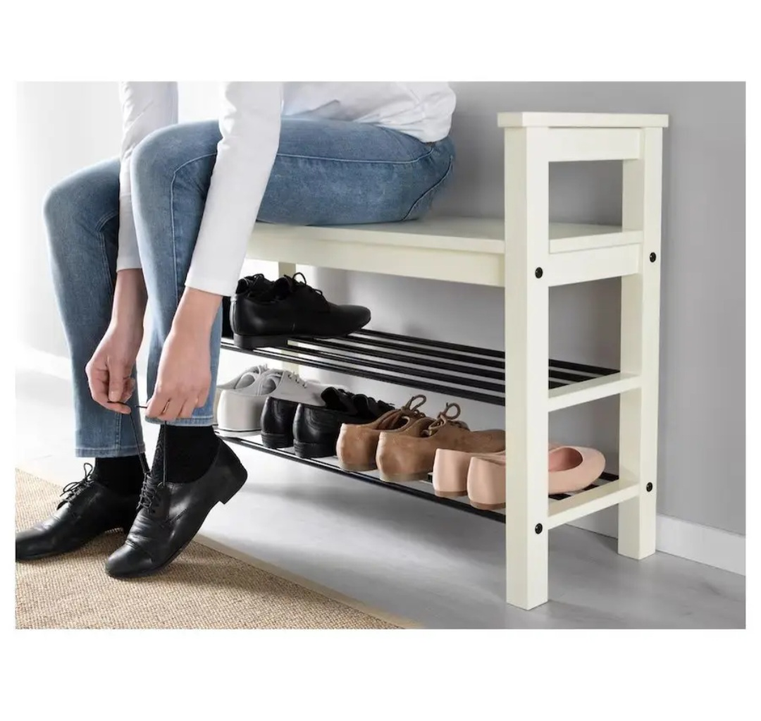 IKEA Hemnes Shoe Bench with Storage - photo 2