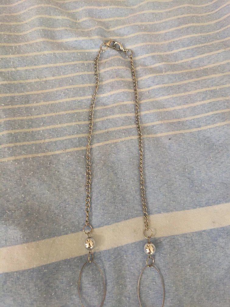 Silver Tone Chain Necklace image indicator(2)