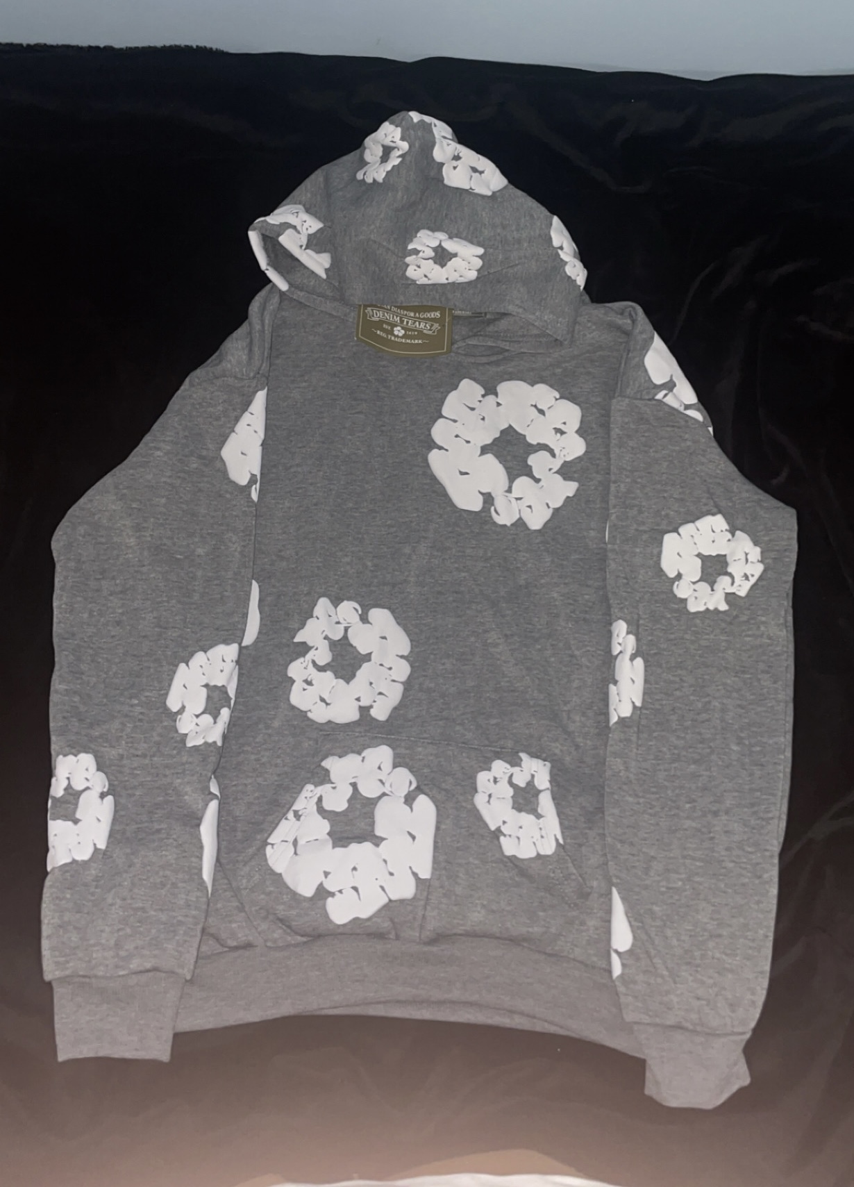Grey Denim Tears Hoodie - photo 3