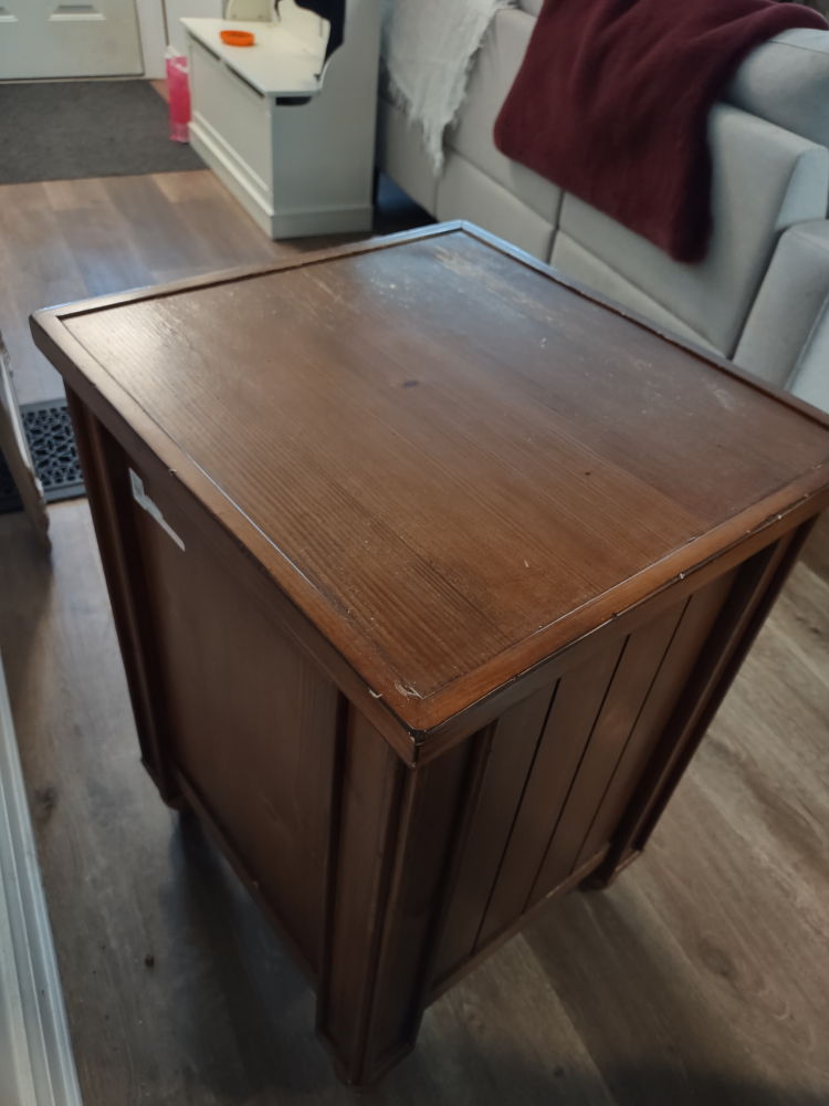 Wooden Nightstand - photo 2
