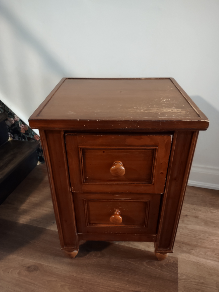 Wooden Nightstand - photo 4
