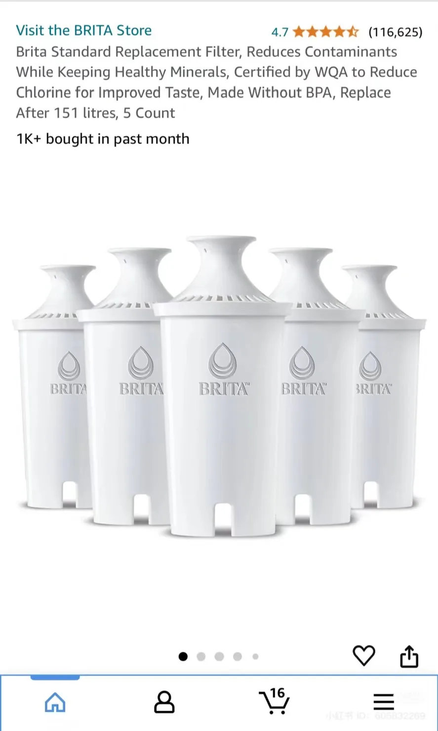 Brita Standard Replacement Filters thumbnail