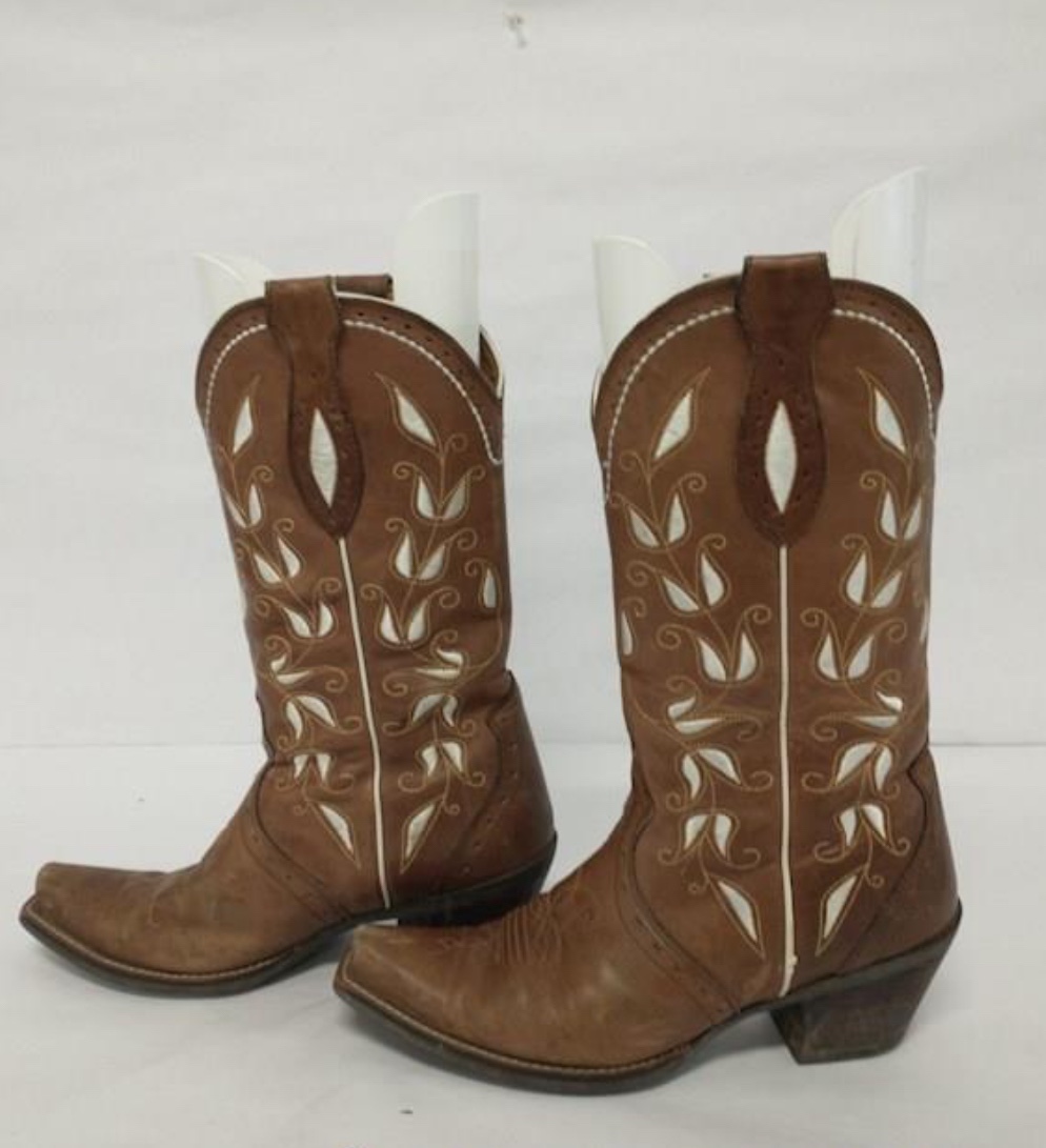 Ariat Brown Embroidered Cowboy Boots - photo 2