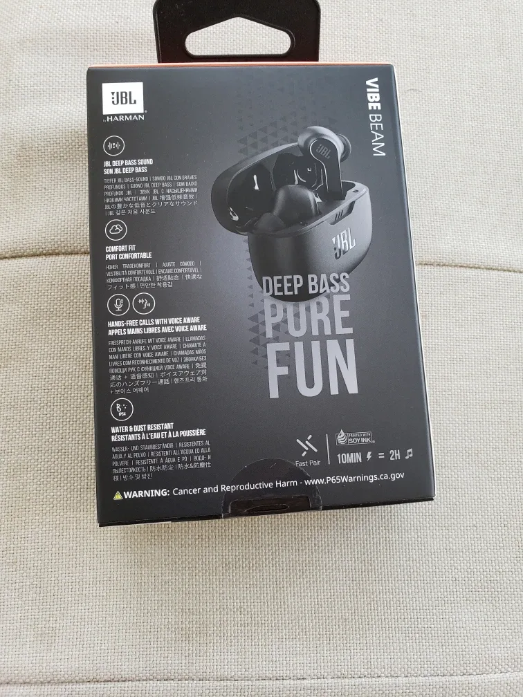 JBL earbuds brand new unopened box image indicator(4)