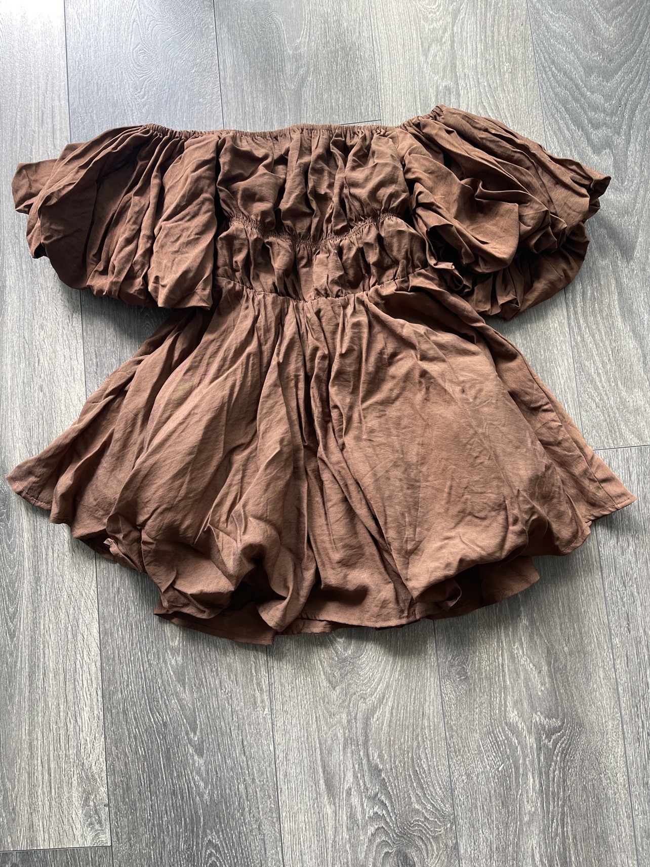 Short Brown Dress