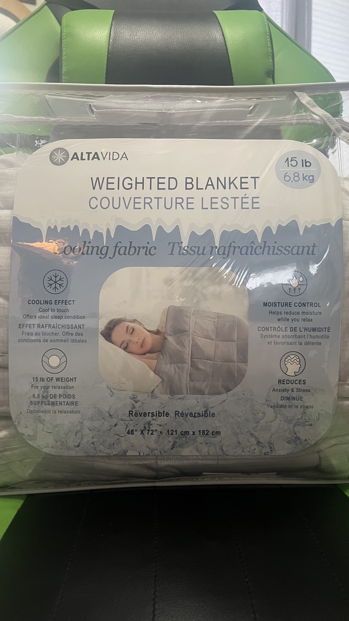 Reversible Weighted Blanket (15Lb) - photo 3
