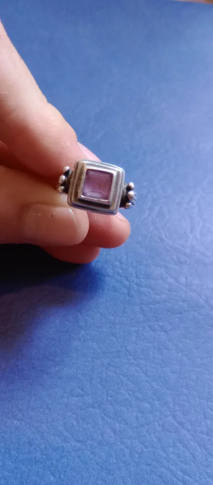 Sterling Silver Ring with Amethyst thumbnail