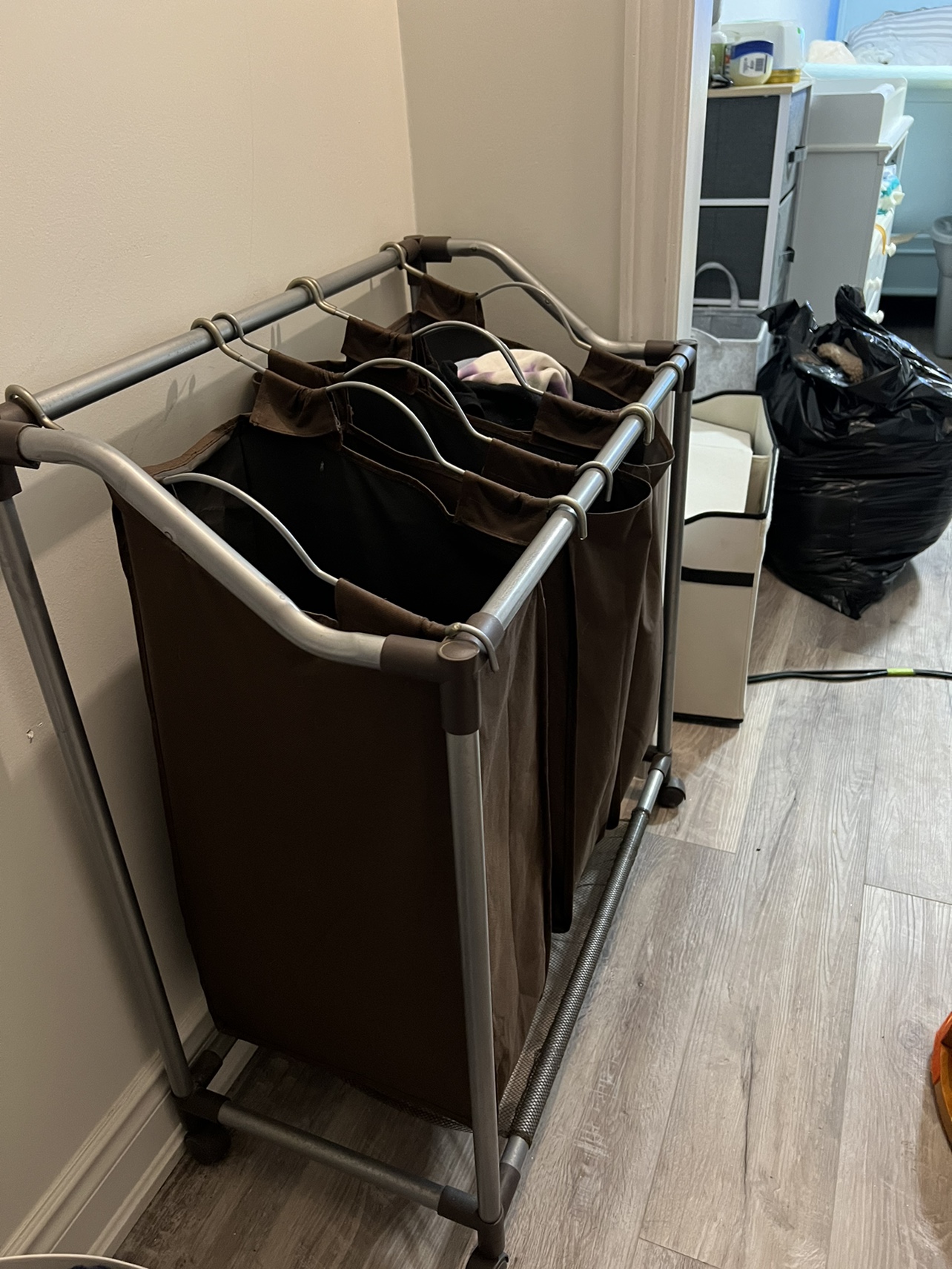 3-Bin Laundry Sorter - photo 2