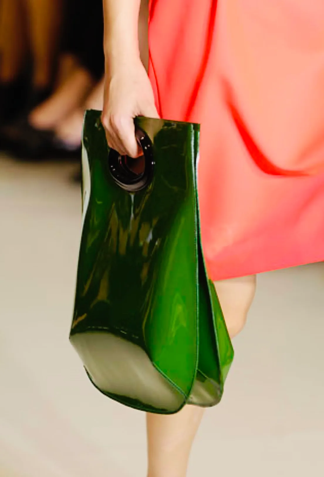 New with Tags marni green patent leather bag. From holt Renfrew. image indicator(4)