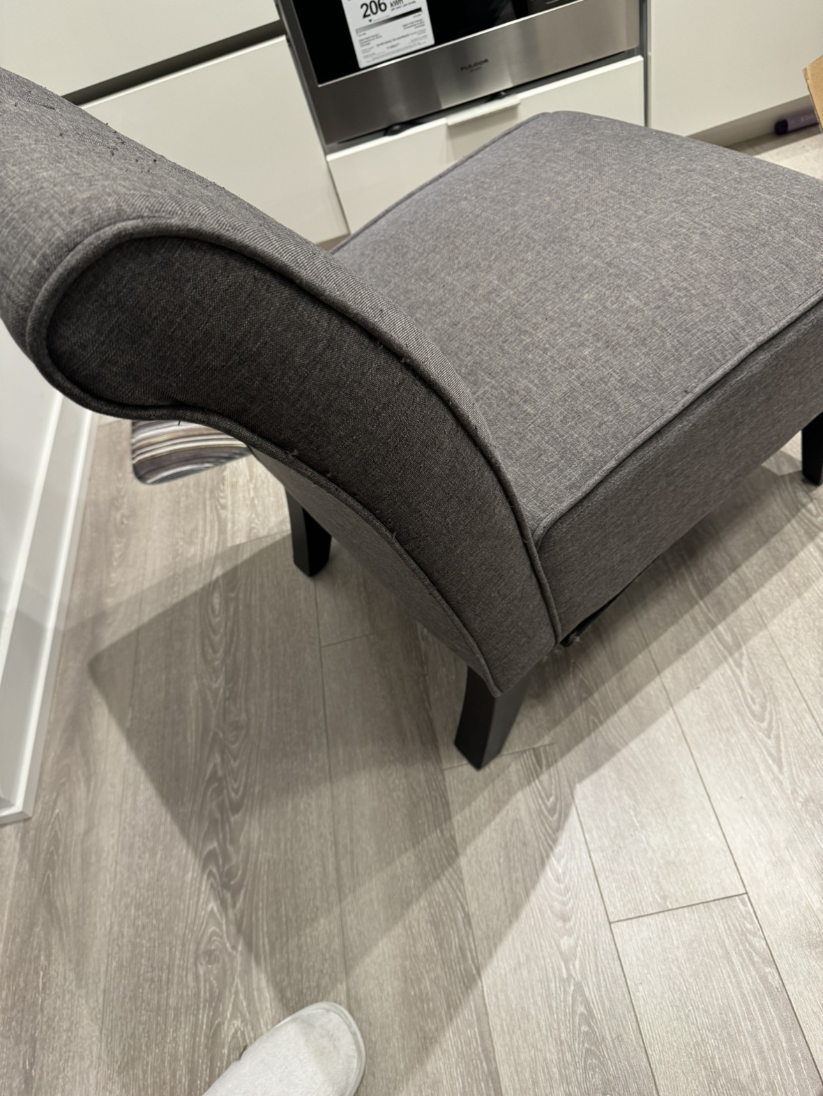 Grey Accent Chair - photo 2