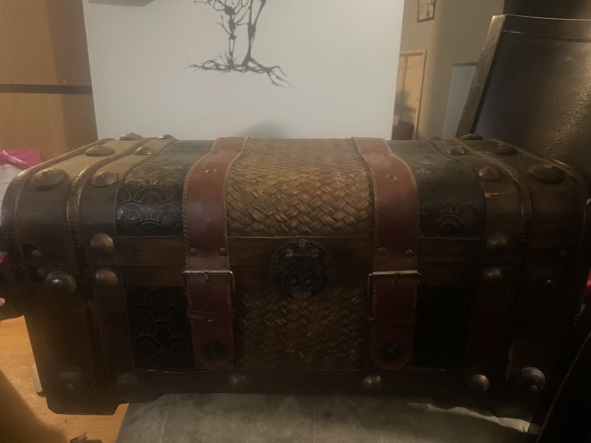 Wooden Decorative Chest - photo 2