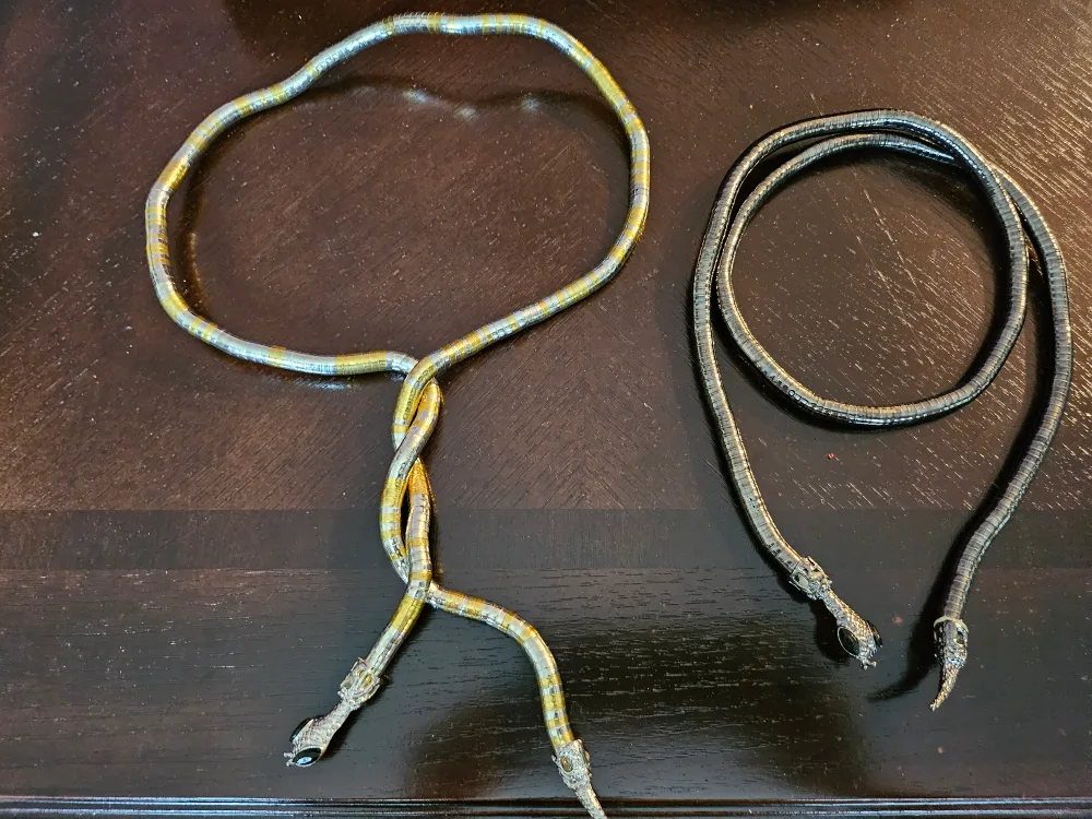 Snake Accent Bracelet/ Necklace or arm image indicator(2)