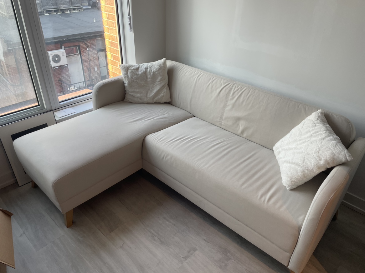 Beige Sectional Sofa - photo 2