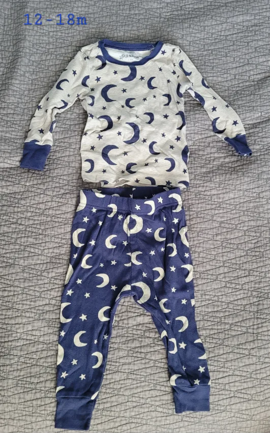 2pc pajama Set 12-18m baby thumbnail