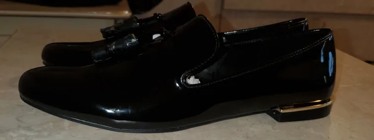 Zara Black Patent Loafers-Women image indicator(3)