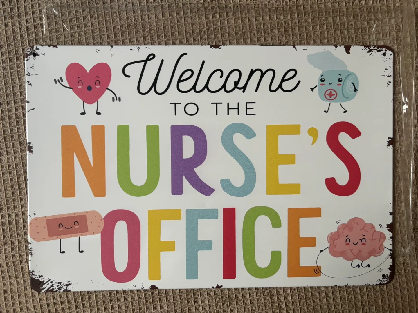 Welcome to the Nurse's Office Metal Sign thumbnail