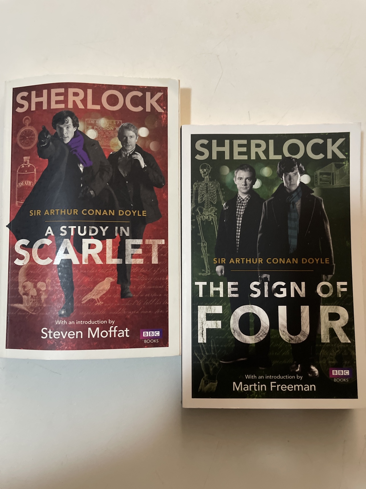 Sherlock BBC Books: A Study in Scarlet and The Sign of Four