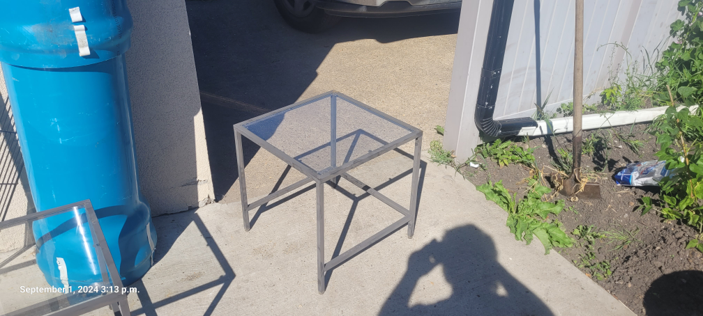 Glass Top Coffee Table and End Table Set