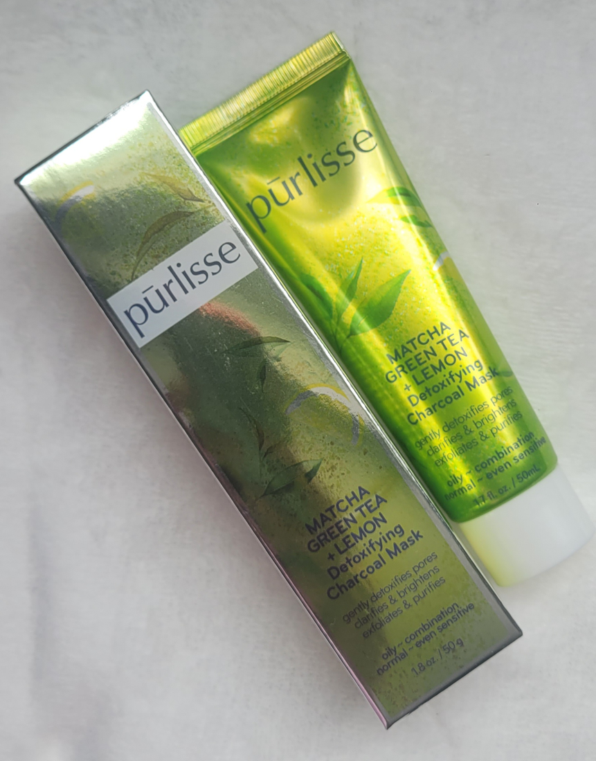 Purlisse Matcha Green Tea + Lemon Detoxifying Charcoal Mask