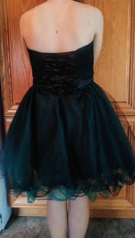 Emerald Green Tulle Dress image indicator(2)