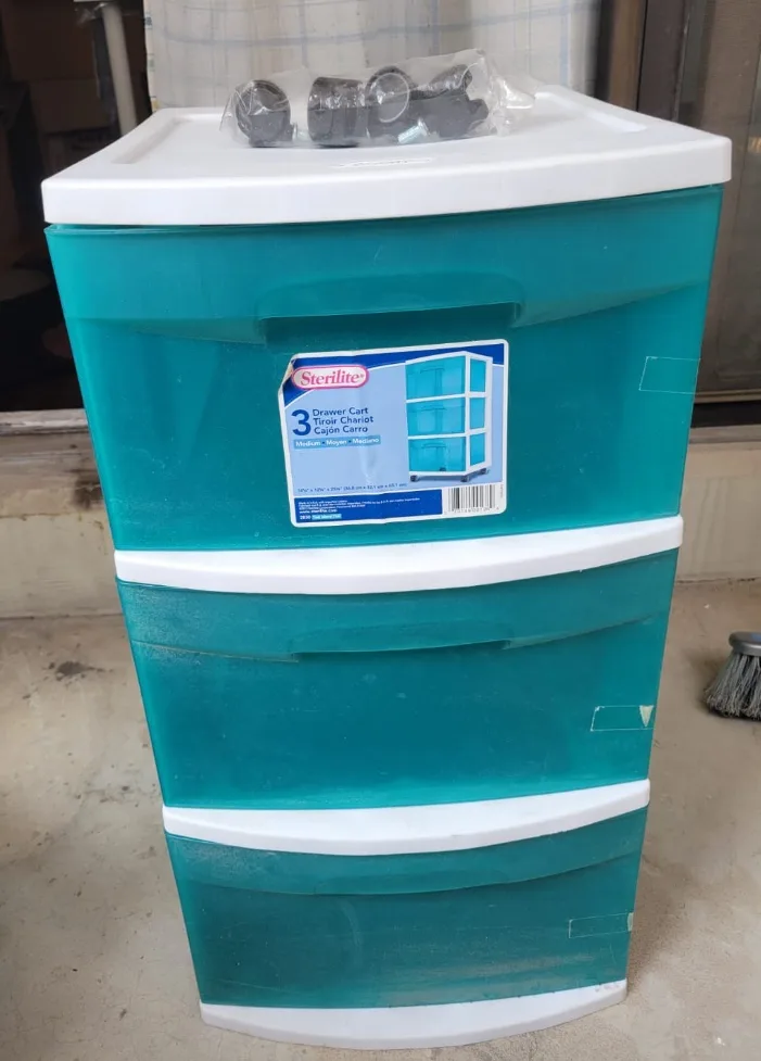 Moving Sale- Two Sterilite 3-Drawer Carts - must go ASAP!! image indicator(4)