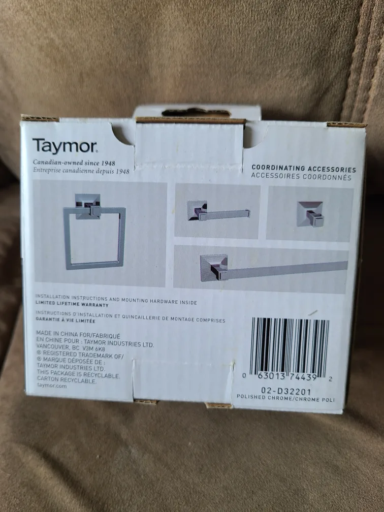 Taymor Robe Hook - Polished Chrome image indicator(2)