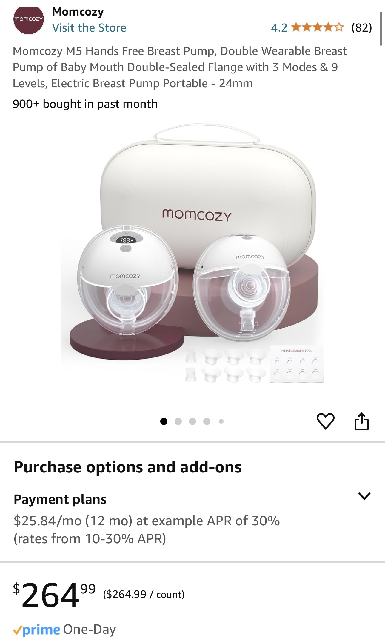Momcozy M5 Hands-Free Breast Pump