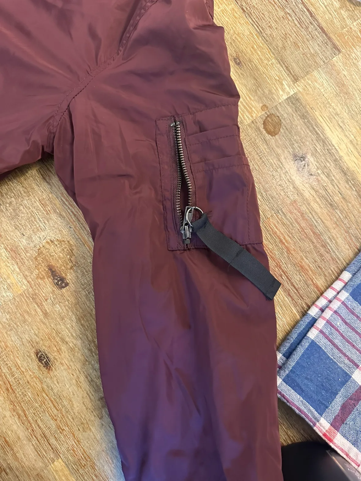 Burgundy Bomber Jacket - Small image indicator(5)