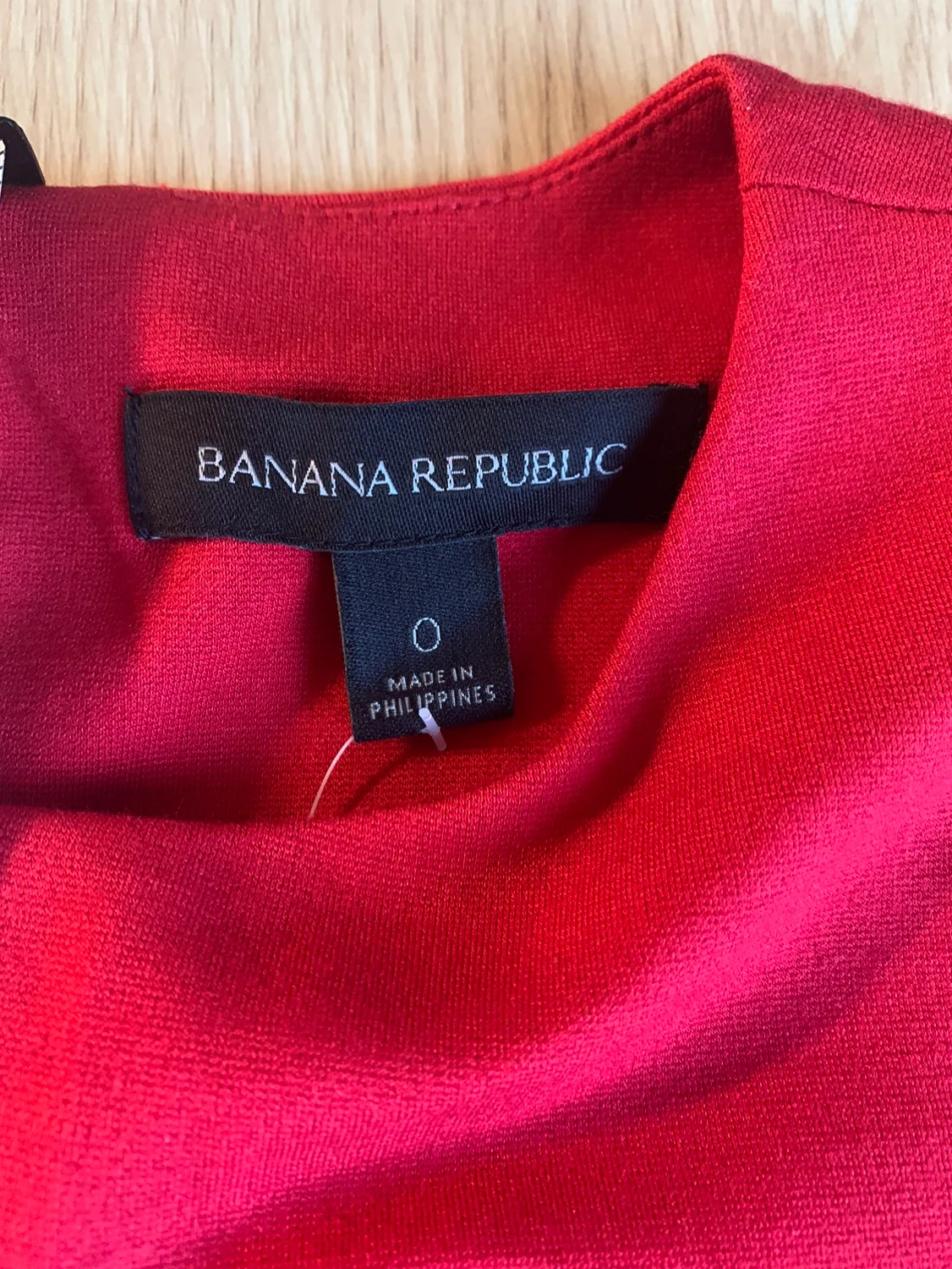 Banana Republic Red Shift Dress w/ Pockets image indicator(8)