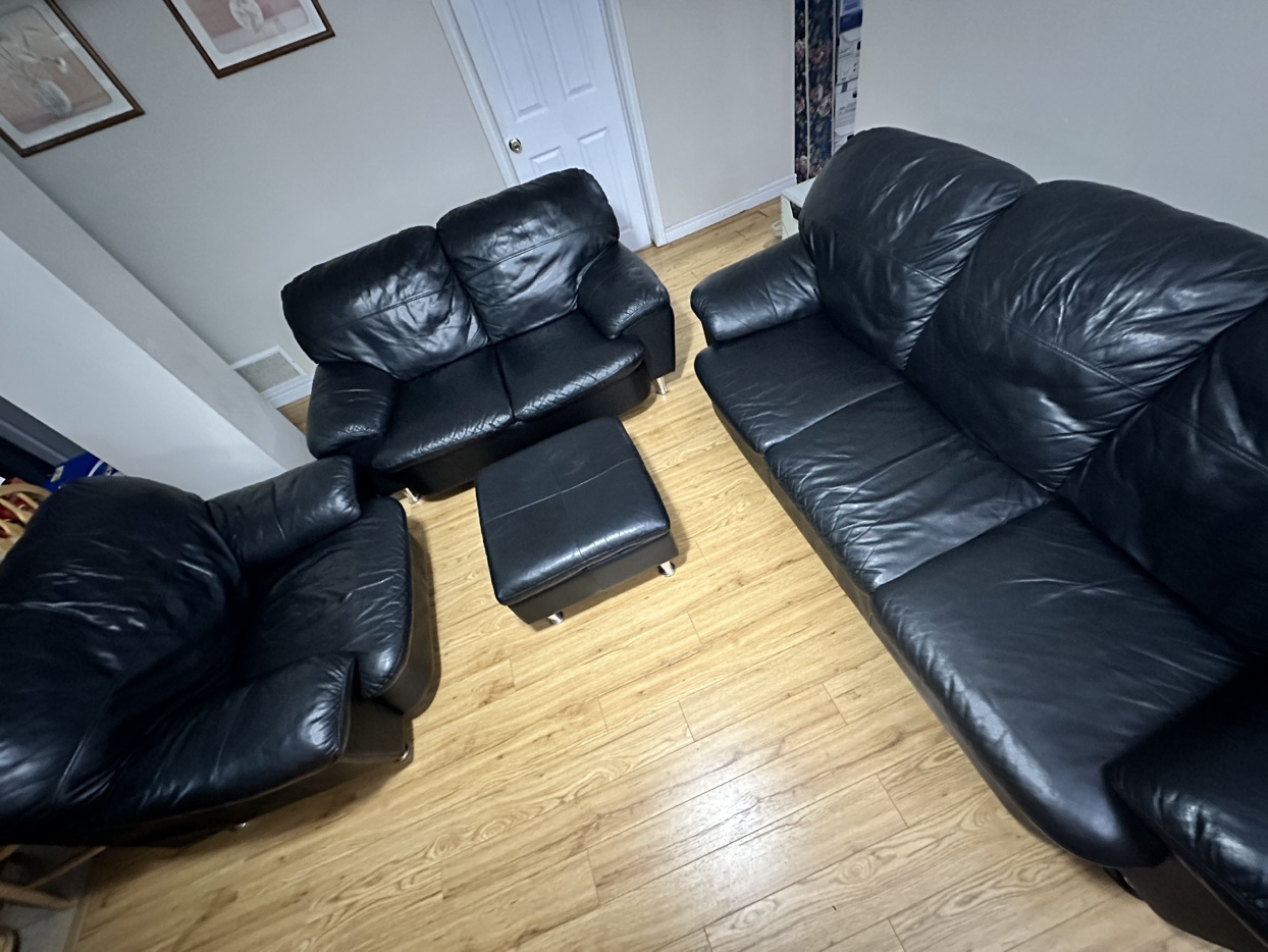Couch set Genuine Leather Palliser Brand - photo 2