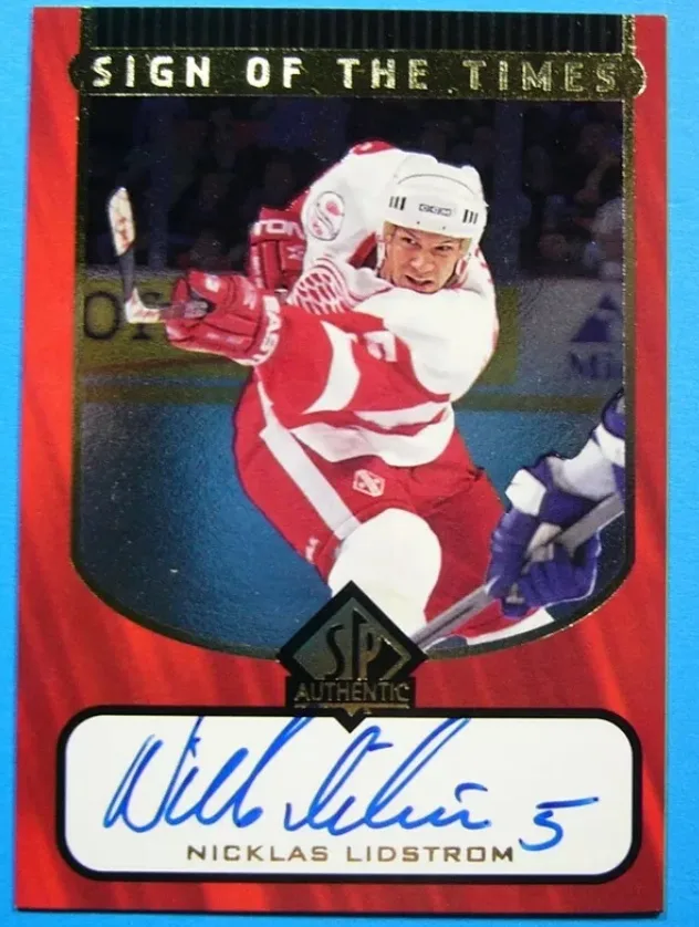 Nicklas Lidstrom - Sign of the Times SP Authentic Card thumbnail