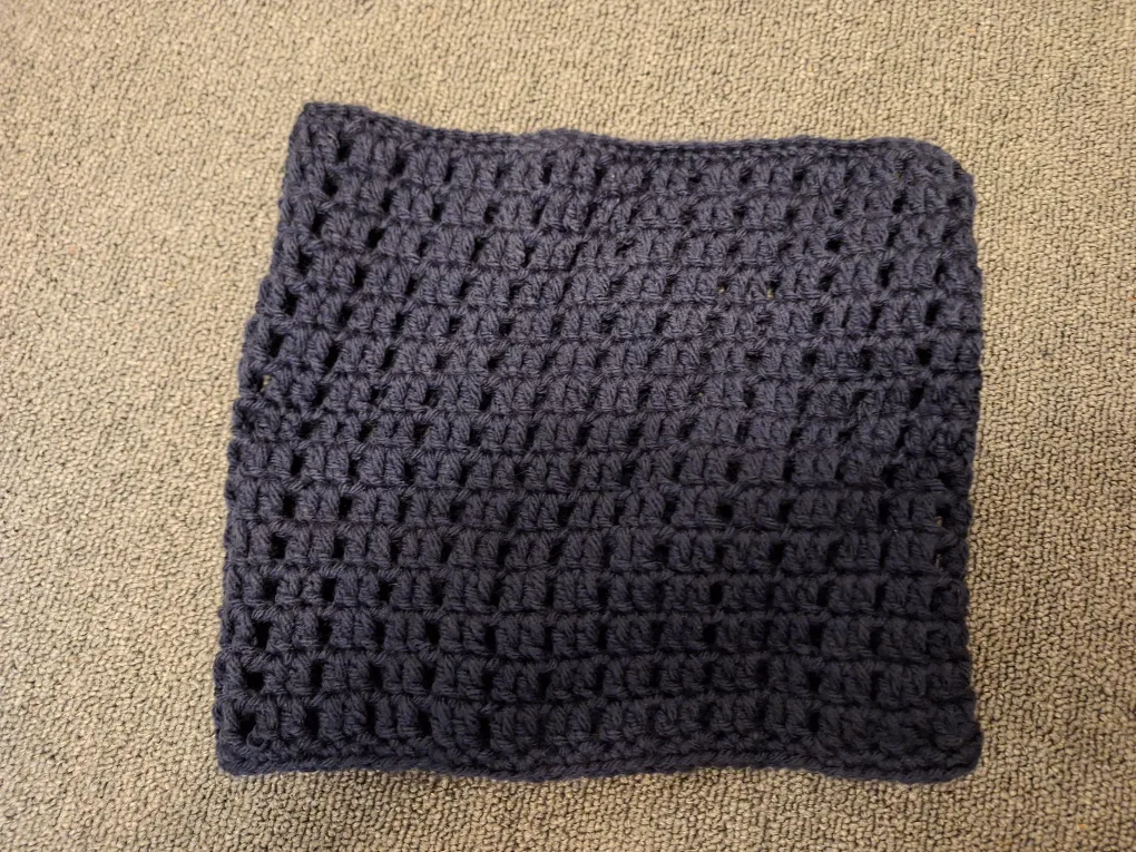 Crocheted Infinity Scarf 🧡 thumbnail