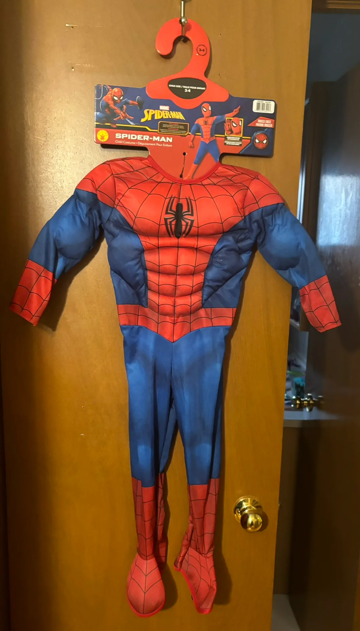 Spiderman kids costume suit for 3-4 thumbnail